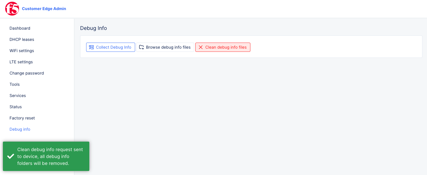 Figure: Delete Logs File